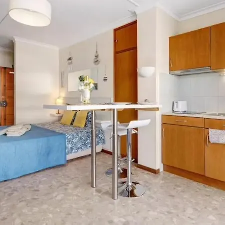 Apartamento Com Um Quarto E Uma Casa De Banho *